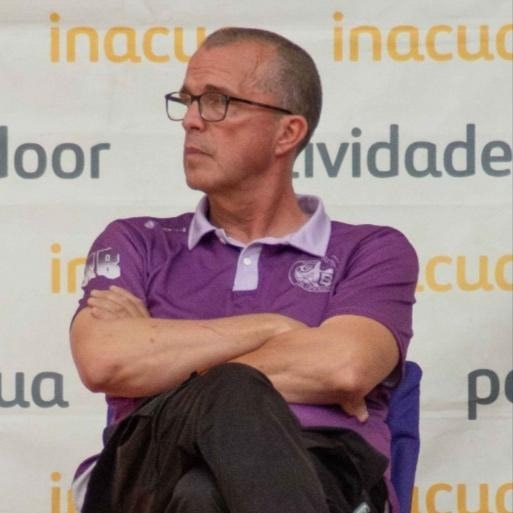 El entrenador del GmasB, Quique Gutiérrez 